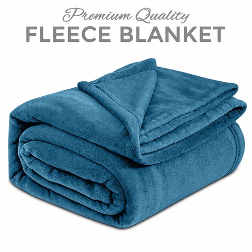 Fleece throw blanket - blanket, super