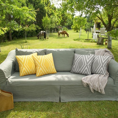 Cozy outdoor garden sofa - garden,
