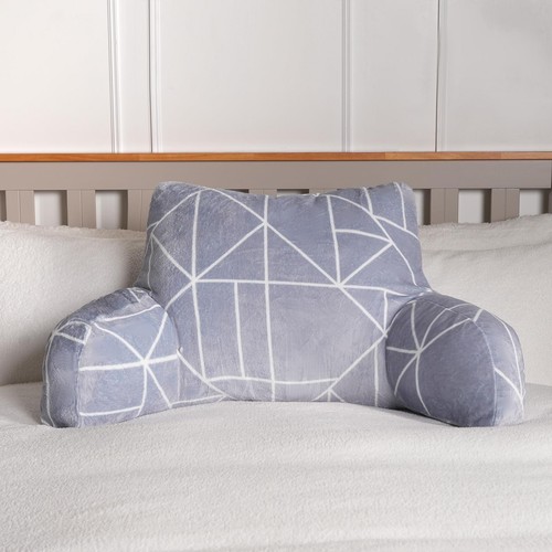 Geometric reading cushion - geometric, bed
