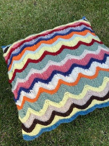 Vintage hand knit crochet