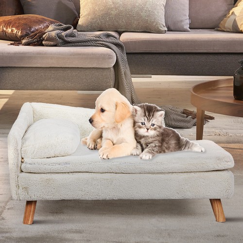 White pet lazy lounger - white,