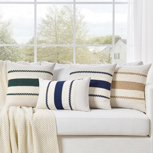 Boho style lumbar - boho, pillow