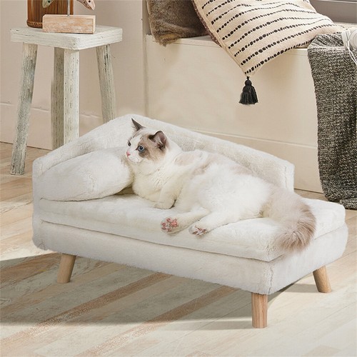 Raised dog sofa pet - cat, puppy