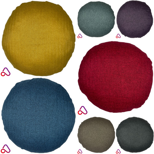 Round herringbone tweed - round,